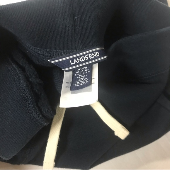 🛍 Kids Lands End Sweatpants-Navy blue - Picture 3 of 5